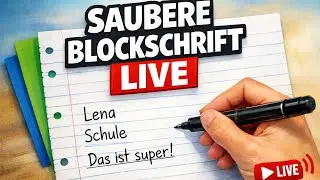 You Type, I Write ✍️ | Clean Blockschrift