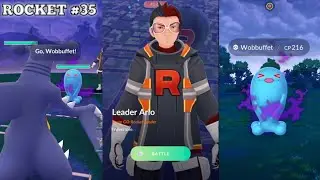 Defeating Rocket Leader Arlo & Catching Shadow Wobbuffet | Full Pokemon GO Battle Gameplay (2025)