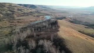 Another beautiful scenic areas of the Qu'appelle Valley near Melville,  Saskatchewan 