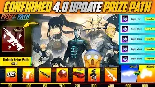 😱 Anime Prize Path In 4.0 Update | Collaboration Hints | Free Upgraded Gun | New Sports Cars |PUBGM