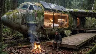 Building a House Inside a B-52 Stratofortress All by Myself (Full ASMR Process)
