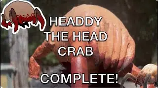 homemade wearable head crab from half-life