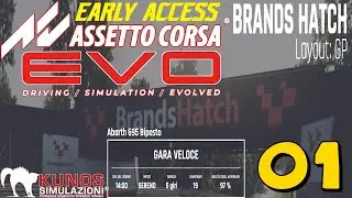 ASSETTO CORSA EVO EP.01 - ABARTH 695 BIPOSTO - BRANDS HATCH - GAMEPLAY ITA (NO COMMENTARY)