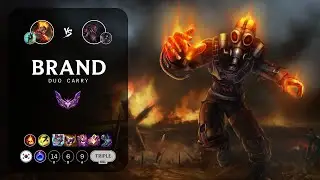 Brand Carry vs Lucian - KR Master Patch 13.1