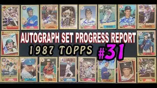 Обновление набора автографов Topps 1987 года №31 — цена набора достигает 3500 долларов, а ещё 5 к...