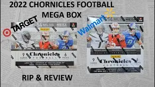 2022 Chronicles Football Mega Box(Target & Walmart) Rip & Review!Which Exclusive do you like better?