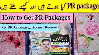 How to Get PR Package|What is PR Package|Pr unboxing Face Miracle Products| Kiran beauty salon