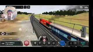 Train driving Palwal to Mathura |Indian railway loco pilot Roleplay simulator android gameplay