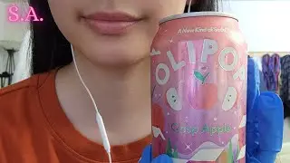 Asmr | Olipop Soda - Crisp Apple (Less & Big Burps)