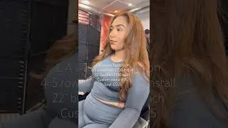 5 rows L.A weave extensions, London salon #laweavelondon #hairextensions