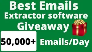 Best email extractor software giveaway 2021| make money software| How to extract emails| free emails