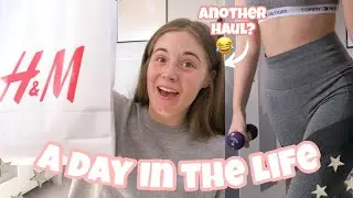 Day in the Life: H&M and Tesco haul, working out & new normal ❤️