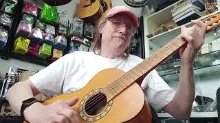 🎵 GUITAR SOUND CHECK ☆ HERBERT SCH&Auml;FFNER Modell TORELLA 7/8 ☆ GDR 1980's ☆ musicschool24.de ☆ #shop