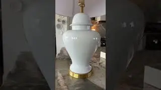 Dreamy Ginger Jar Designer Lamp &ndash; A Classic Home Decor Find! #lamp