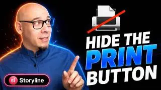 HIDE the PRINT button in Articulate Storyline