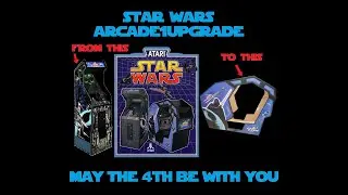 Star Wars Arcade1up Upgraded to sit in Cockpit with a little play... May the 4th Be With You.