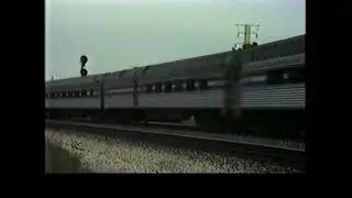 C&O CHAPEL HILL OBSERVATION CAR ON AMTRAK IN WHITING INDIANA ON JUNE 4, 1982!