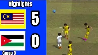 Highlights Malaysia 5-0 Jordan VL World Cup PLS 26 khu vực Châu Á #proleaguesoccer 