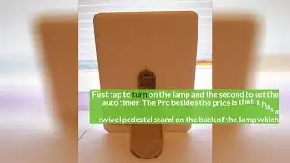 Review: Miroco Light Therapy Lamp, UV-Free 10000 Lux LED Therapy Light, Timer Function, 90&deg; Rot...