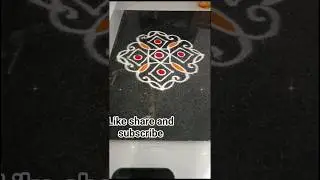 5*3*1 dot simple easy rangoli#shorts #shortfeed #dialyrangoli #nineemotions