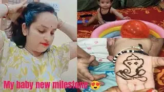 Gunnu ka 11 months milestone 😍My 11 months baby activity 🧿&hearts;️