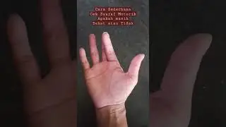 cara sederhana cek kesehatan SYARAF MOTORIK OTAK BESAR apakah masih sehat atau tidak