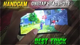 HANDCAM tutorial Of Onetap Headshots❤️ || Alone Boy Secret Trick🎯👽