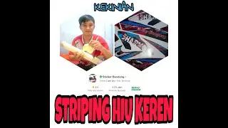 Striping Decal Motif Hiu For New Vixion || Unboxing From Toko Pedia