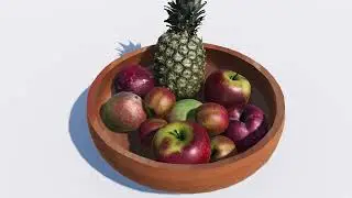 Fruit Bowl 3D Model
