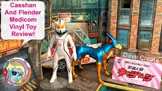 Casshan and Flender Medicom Vinyl Toy Review!