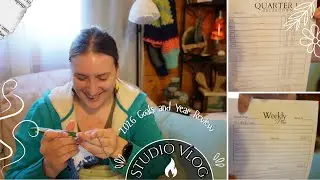 Crocheting and Chatting about 2026 Goals | Studio Vlog 44