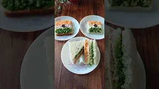 Two types of Tricolour Sandwich 🇮🇳 |No Fire Cooking | #shorts #india