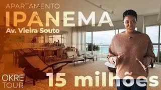 Apartamento em Ipanema de Frente para o Mar | R$15.000.000 | Tour Completo | Okre Im&oacute;veis