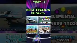 BEST TYCOON!. Won Voted Hub for Innovation Awards 2024 in #Roblox #Shorts..
