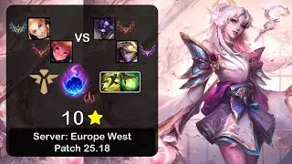 Lux Support + Zoe vs Alistar + Ezreal - EUW Challenger - Patch 25.18