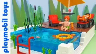 Unpack Playmobil City Life 5575 Swimming Pool with Terrace