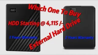 External Hard/Disk Which One Is Best To Buy | WD (Western Digital)