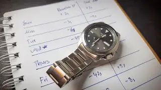 Тест Seiko 5 Sports SRPE51 на точность и результаты | NH36, 4R36 Тест движения