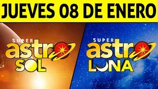 Resultado ASTRO SOL y ASTRO LUNA del Jueves 8 de Enero de 2026  SUPER ASTRO 😱💰🚨