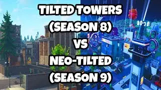 Tilted Towers vs Neo Tilted (Season 8 vs Season 9) | Fortnite Battle Royale