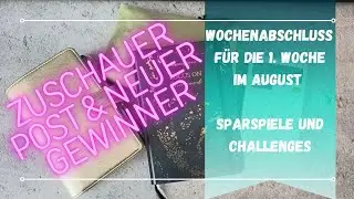Wochenabschluss für die 1. Woche im August ❤️ und Zuschauerpost 🙈❤️❤️🫶🫶