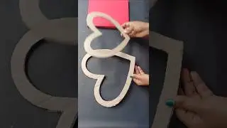DIY Heart Shape Home Decoration Idea 💫|#shorts #youtubeshorts #viralshort #heart #ashortaday #craft