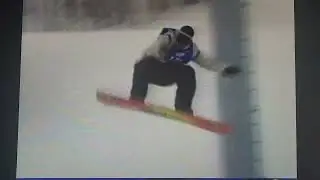 1998 Winter X games Kevin Jones 2nd run in Slopestyle Finals 