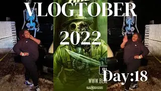 Vlogtober 2022: day 18 zombie paintball hayride/ haunted house