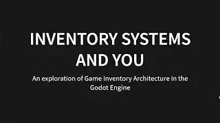 How I Built a Resource Driven Inventory System in Godot