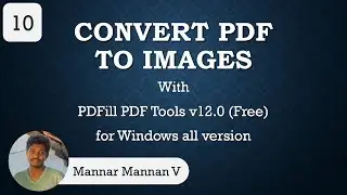 10. Convert PDF to Images with PDFill PDF Tools