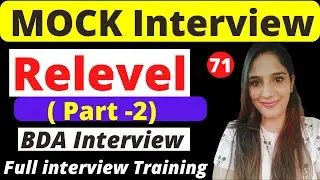 Relevel Interview Training Session  | Part -2 |