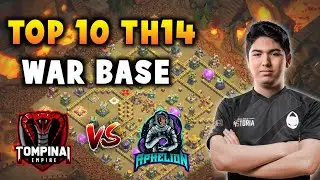Top 10 TH14 War Base with Link | Tompinai Empire vs Aphelion Titans & King Mujtaba vs BADZINGER Base