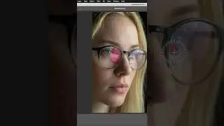 Remove Glass Glare in Photoshop | Realistic Reflection Removal #photoshop #tutorial #photography