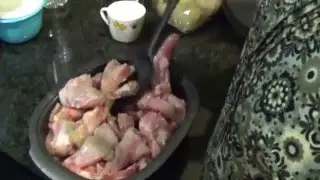 Conejo al Ajillo, en el microondas